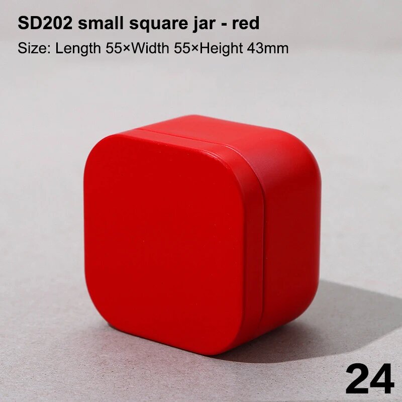 Жестяная коробка для чая N2HAO Красный, 24