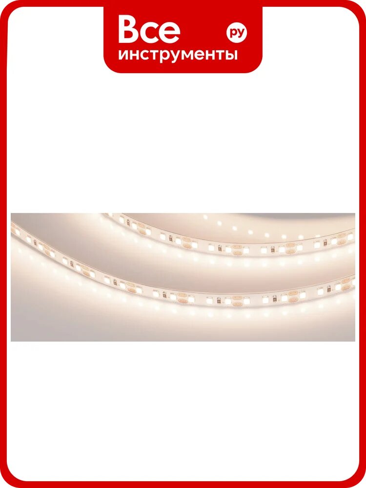 Светодиодная лента Arlight RT-A120-8mm 12V Warm3500 5 м, самоклеящаяся, теплый белый свет, SMD 2835, защита