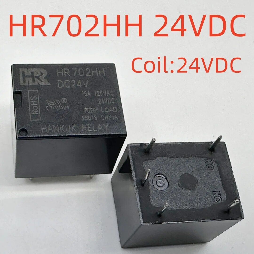 Реле HR702NH DC12V / DC24V T73C-12V/24V 5-контактное HR702HH DC24V