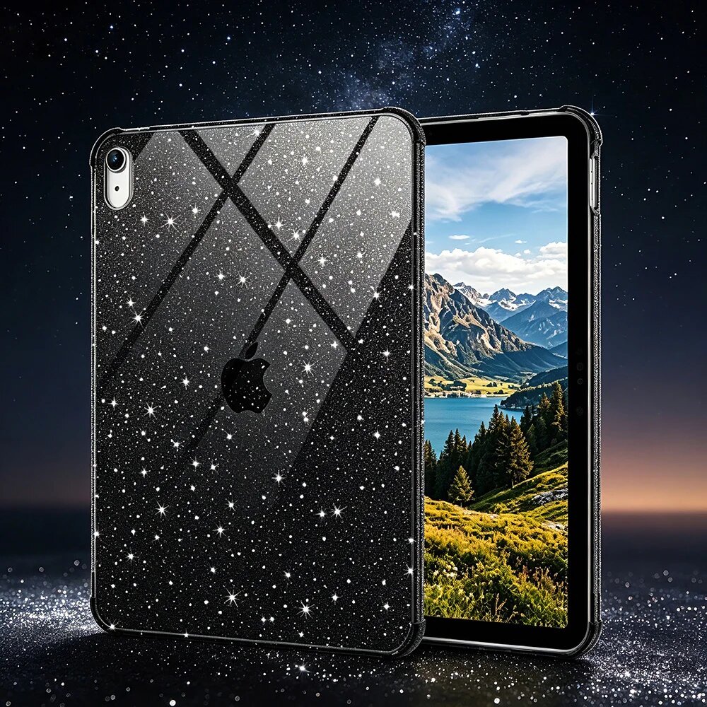 Чехол для iPad 10/11 (A16) Glitter Black