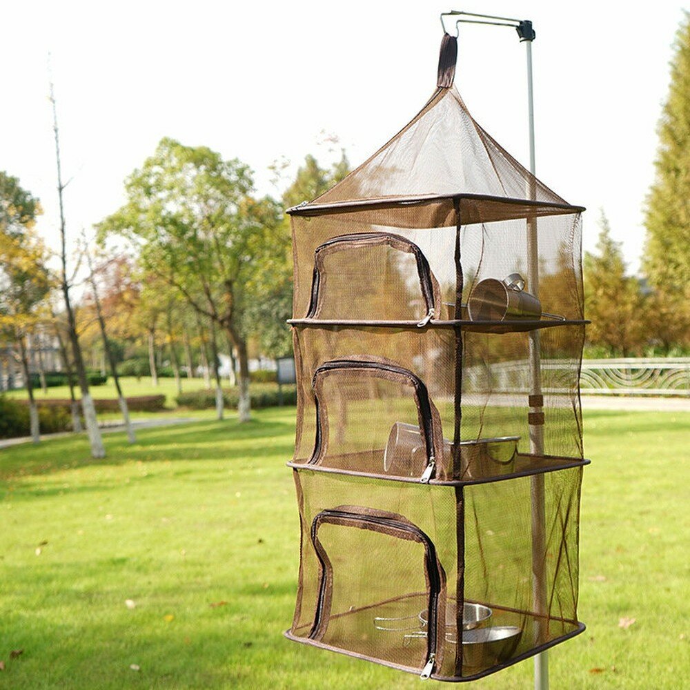 Тент садовый Rain and Sun Protection, с органайзером и сумкой, 60 см x 120 см x 60 см