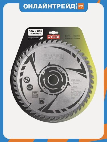 Изображение товара Пильный диск по дереву Ryobi SB254T48A1 (254х30х2.6 мм, 48 зубьев) 5132002622