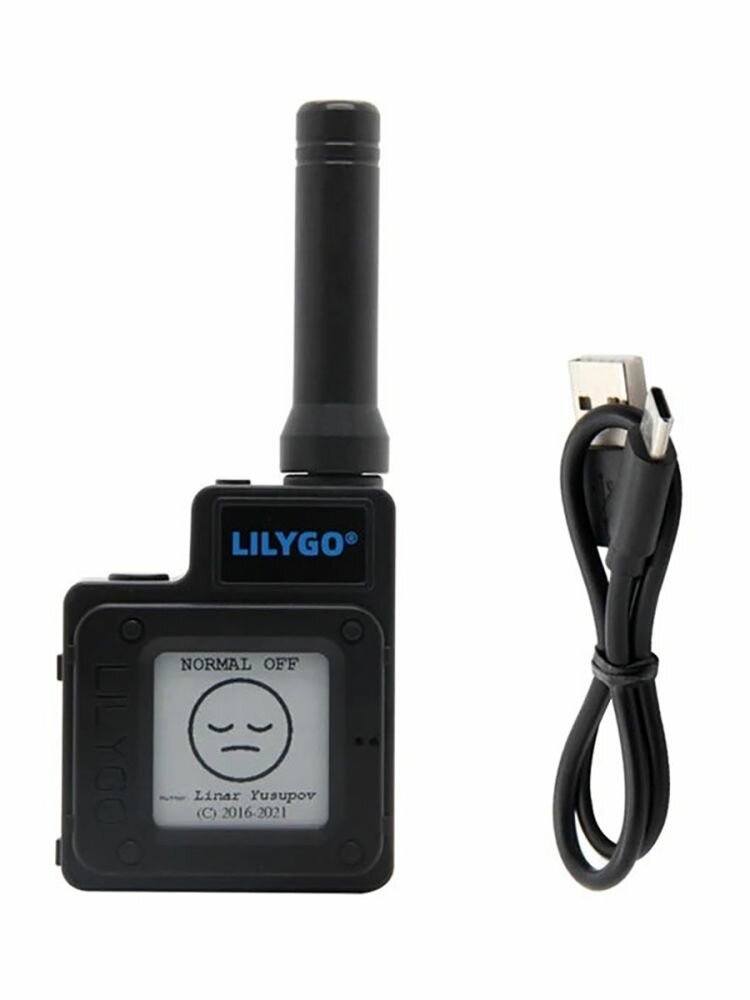Модуль связи LILYGO TTGO Meshtastic T-Echo LoRa 868 МГц BME280 SX1262, черный корпус