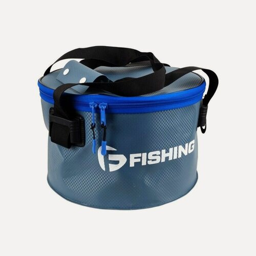 Изображение товара F-FISHING Ведро для прикормки с крышкой EVA 30х18см