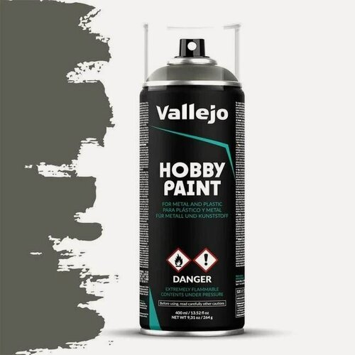 Изображение товара Аэрозольная грунтовка Vallejo серии Aerosol - German Field Grey (400 мл) 28.006