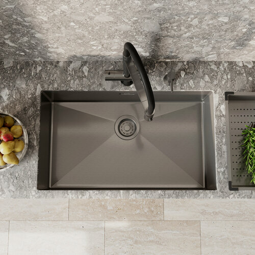 Изображение товара Мойка IDDIS Эдифис (Edifice) EDI74G0i77 нержавеющая сталь универсального монтажа графит 740*440