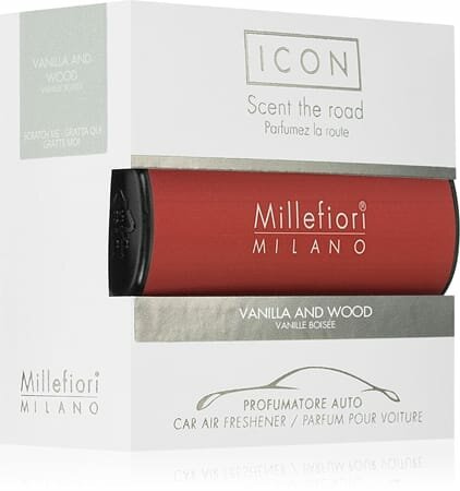 Ароматизатор автомобильный Millefiori Icon Vanilla & Wood, унисекс, 1 шт