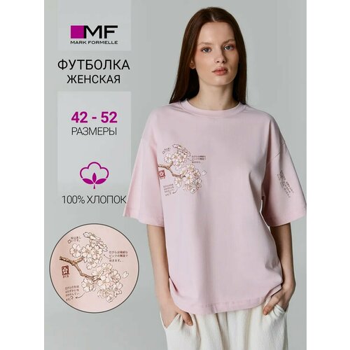 фото Футболка mark formelle для женщин, размер 164/170-96-102, розовый
