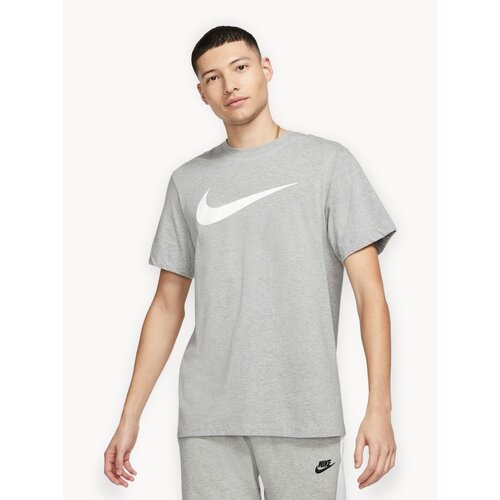 фото Футболка nike swoosh, 1 шт., размер xl, серый/белый