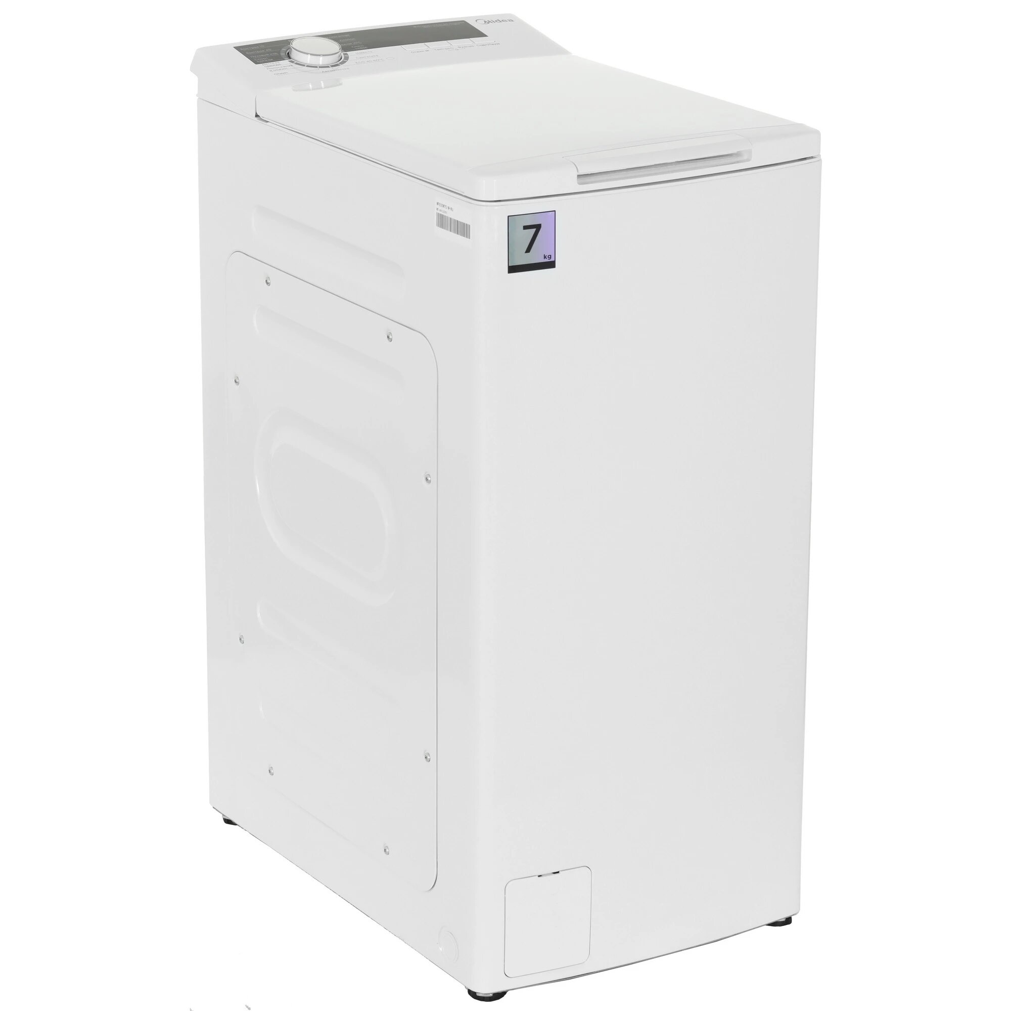 Стиральная машина вертикальная MIDEA MFE05W70/W-RU белый (7 кг, дисплей)