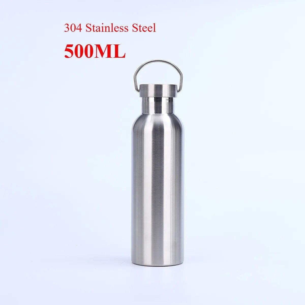 Бутылка для воды 500 мл из нержавеющей стали, STYLE3