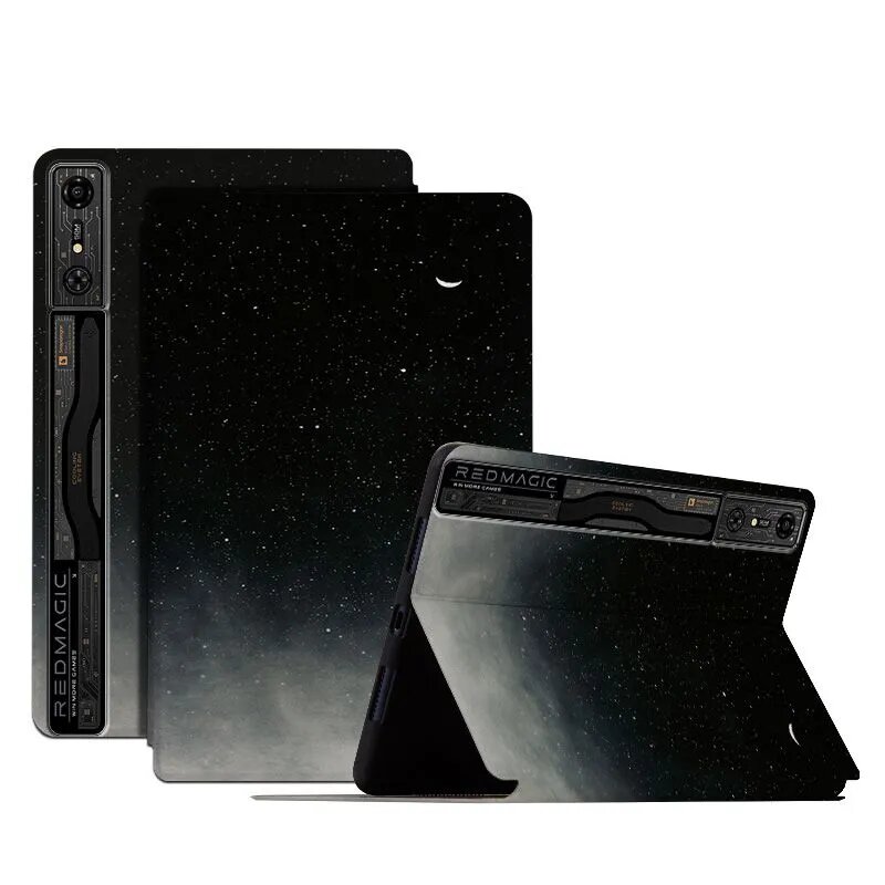 Чехол Для Red Magic Gaming Tablet Pro 10.9Дюйм 2024 Звёздное Небо, черно-серый, Лунные зубы