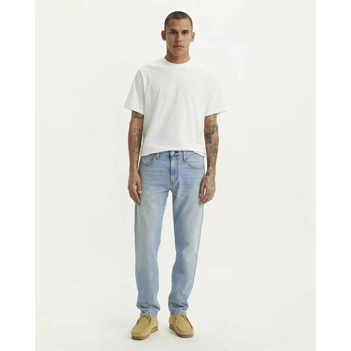 фото Джинсы зауженные levi's, размер w31/l32, голубой