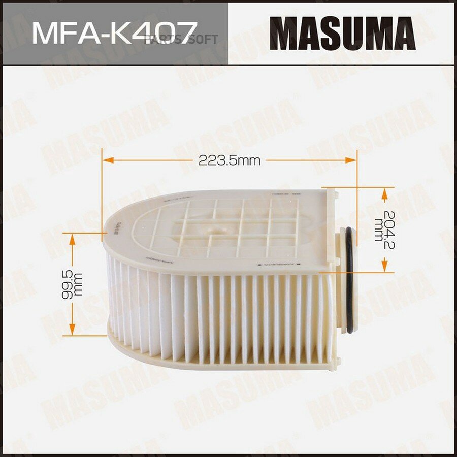 Фильтр воздушный Genesis GV80 20- Masuma MASUMA MFAK407 | цена за 1 шт