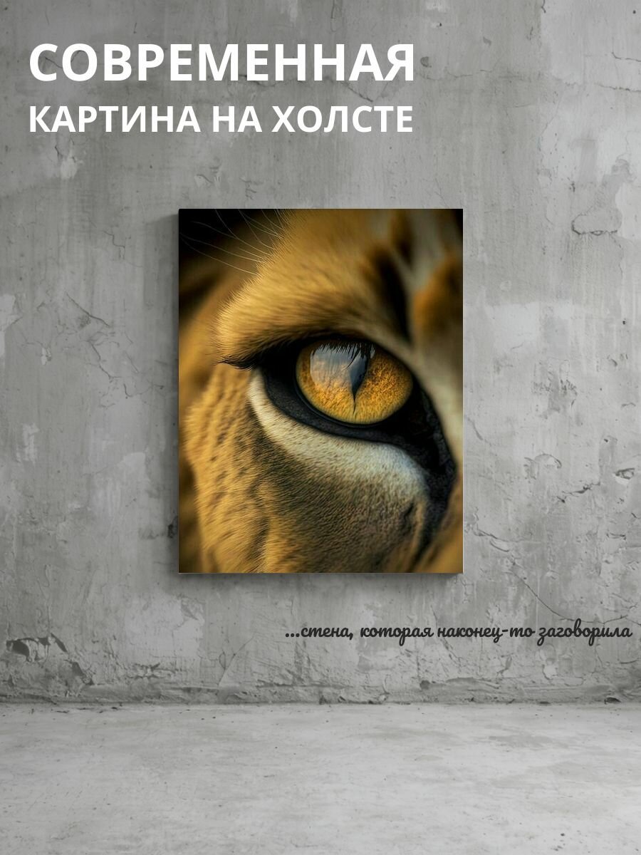 Картина на холсте Глаз 50x70 см