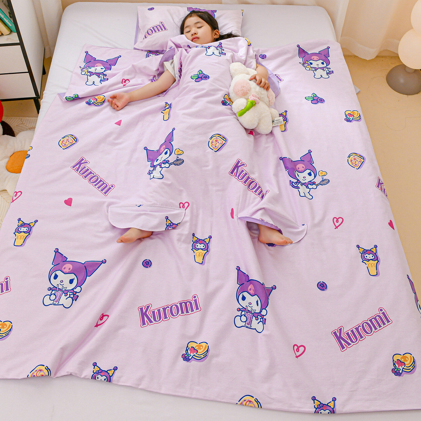 Детское одеяло-подушка от сброса одеял Hello Kitty 150x150cm