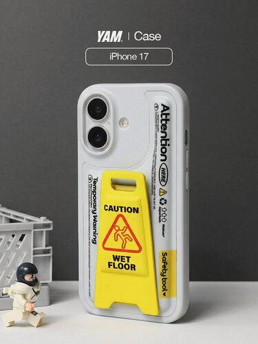 Изображение товара Чехол Yamcase для iPhone 17, противоударный, силиконовый, желтый
