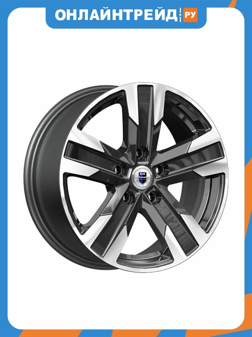 Диск K&k Висмут 7x16/5x100 D67.1 ET45 алмаз чёрный
