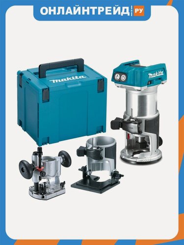 Изображение товара Фрезер аккумуляторный Makita DRT50ZJX2 LXT