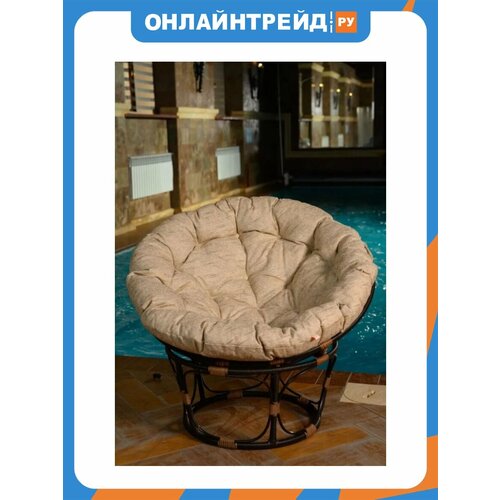 фото Кресло bigarden papasan (коричневый)