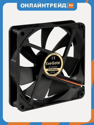 Изображение товара Вентилятор для корпуса Exegate ExtraPower EP14025S3P 12В DC 140x140x25 3pin (EX241638RUS)