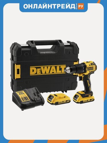 Изображение товара Дрель-шуруповерт аккумуляторная Dewalt DCD709D2T