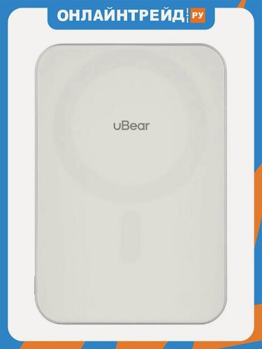 Изображение товара Внешний аккумулятор Ubear Slide, 5000mAh, PD20W, Qi2, белый