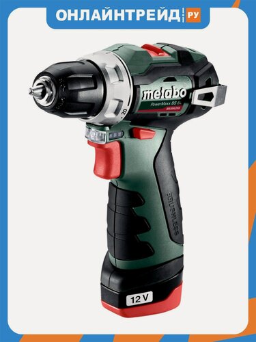 Изображение товара Дрель-шуруповерт аккумуляторная Metabo PowerMaxx BS BL (601721500)