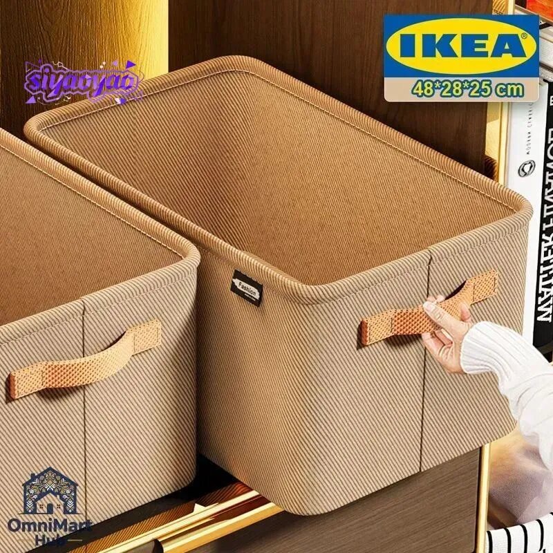 Корзина для хранения длина 48 см, ширина 28 см, высота 25 см.