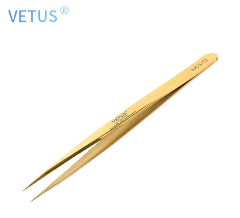 VETUS MCS-12 Набор для ресниц, птица Павлин, золотой цвет, профессиональный инструмент для макияжа