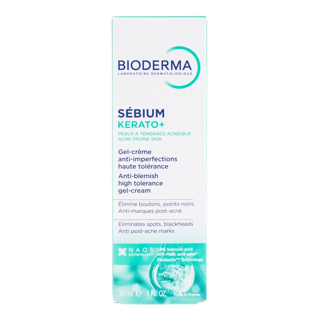 Bioderma Sebium Kerato+ Гель-крем для лица 30 мл 1 шт