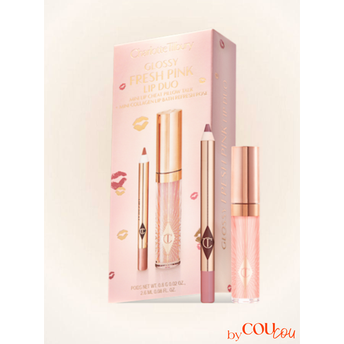 фото Набор для макияжа губ charlotte tilbury glossy lip duo оттенок fresh pink