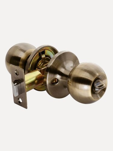 Изображение товара Ручка дверная Rucetti, HK-01 WC AB фиксатор wc античная бронза