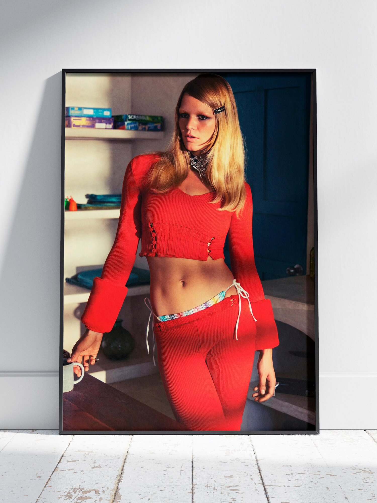 Плакат на стену для интерьера Анна Эверс (Anna Ewers 22) - Постер по модели, бренду и моде формата A4 (21x30 см)