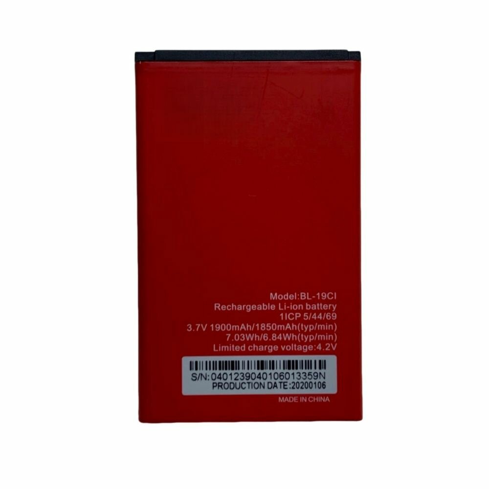 Аккумулятор для bl-19ci itel it5232 it2590 1900мАч