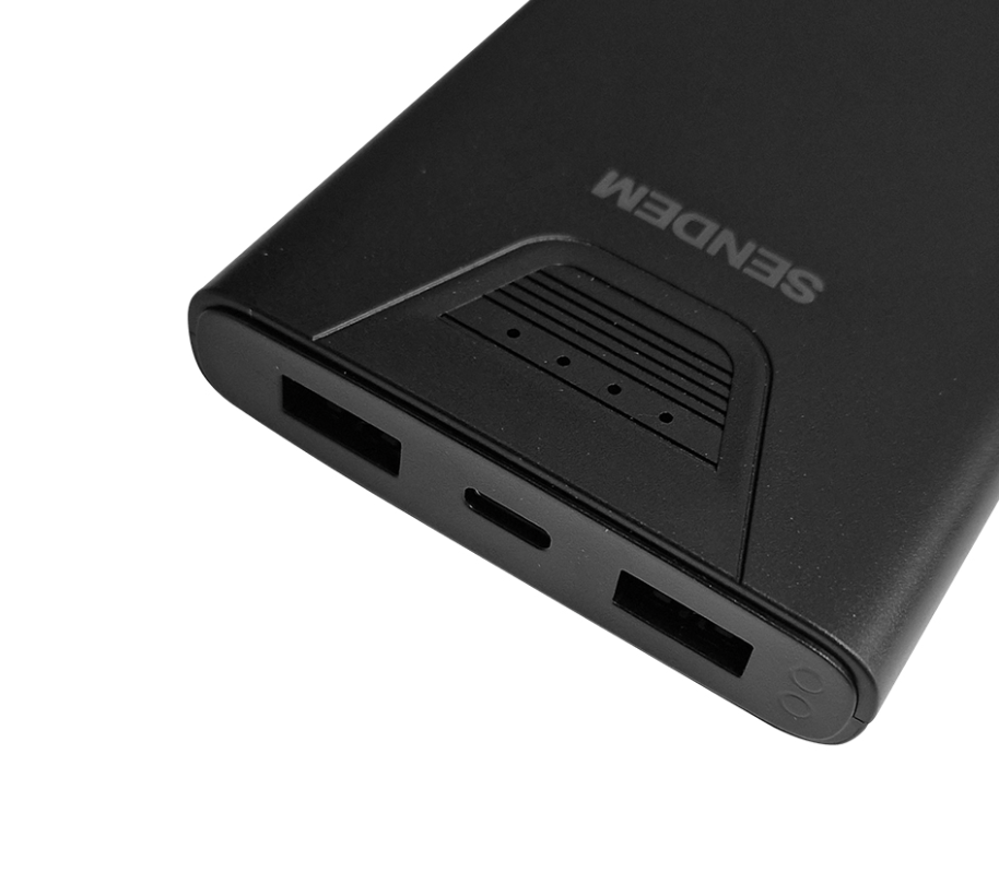 Super Powerbank brand Sendem, 10000мАч, быстрая зарядка, черный