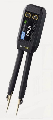 Изображение товара Измерительный пинцет FNIRSI LCR-ST1, черный, цифровой, с автоматическим выключением