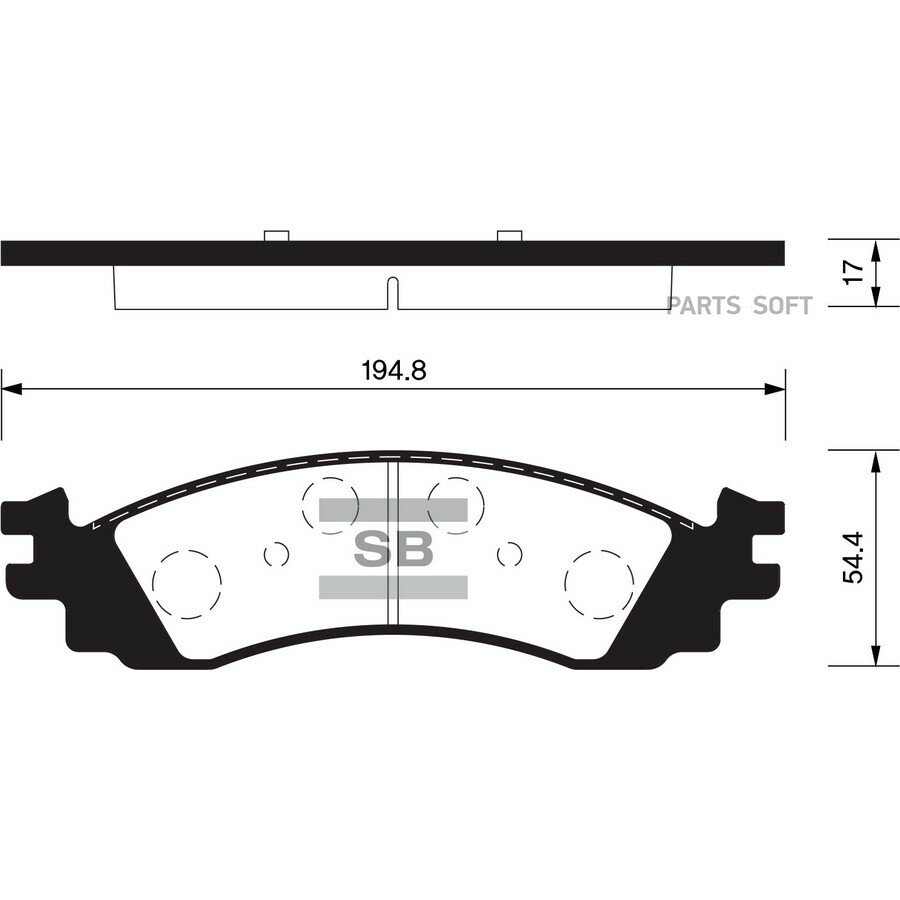 SANGSIN BRAKE SP1510 Колодки тормозные передние