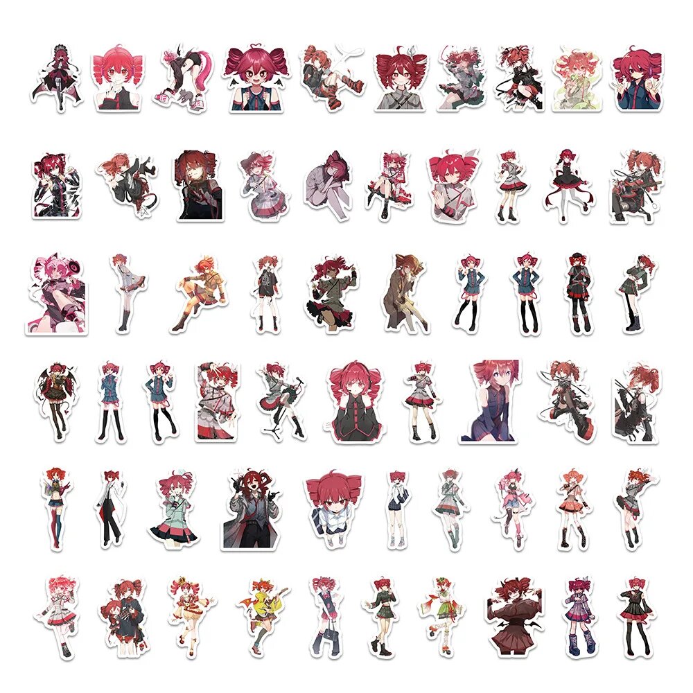 Набор наклеек Kasane Teto 60 шт