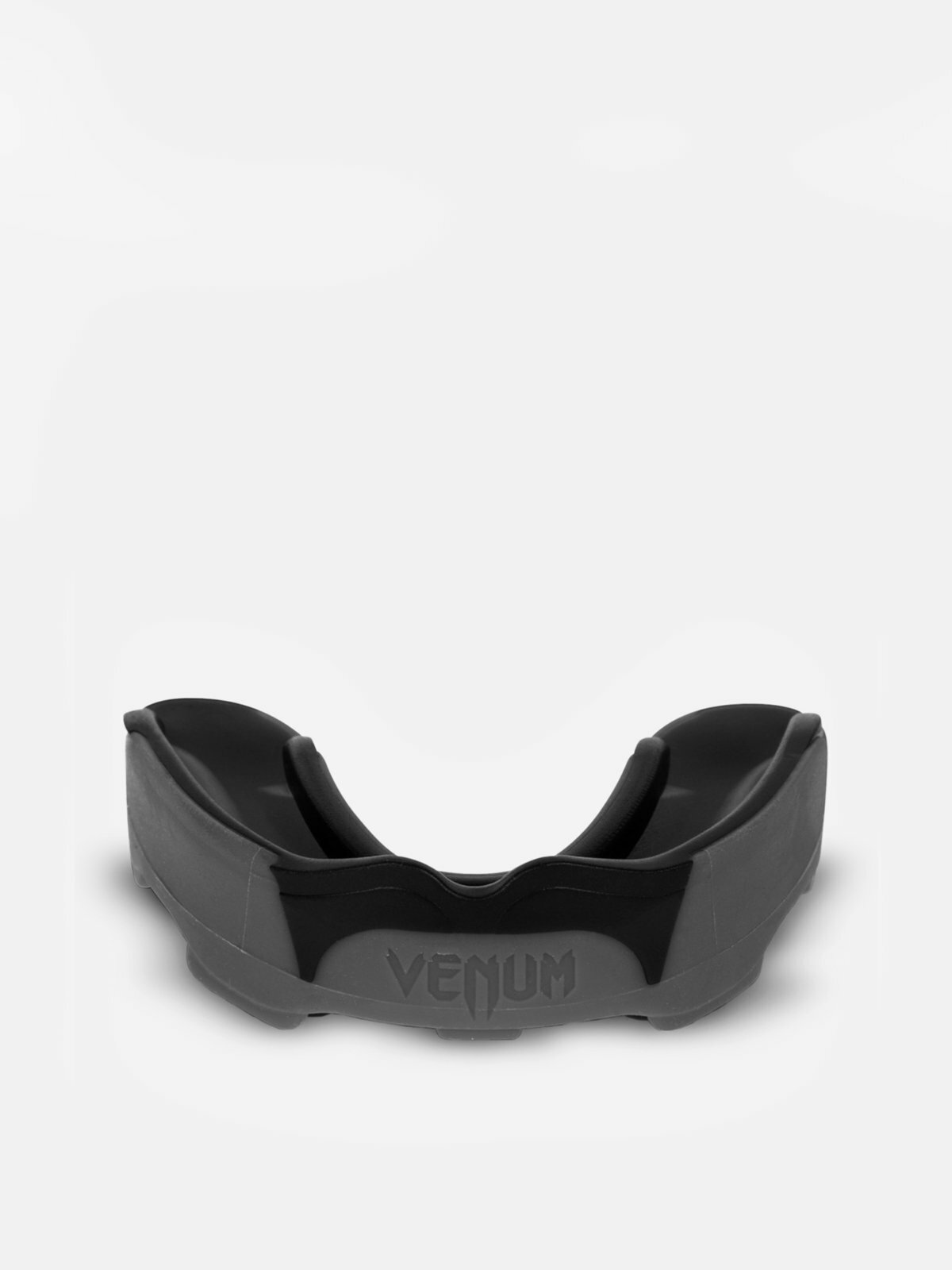 Капа боксерская Venum Predator Grey/Black, чехол в комплекте