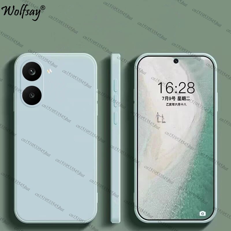 Чехол для Xiaomi Poco X8 Pro, LightGreen, силикон
