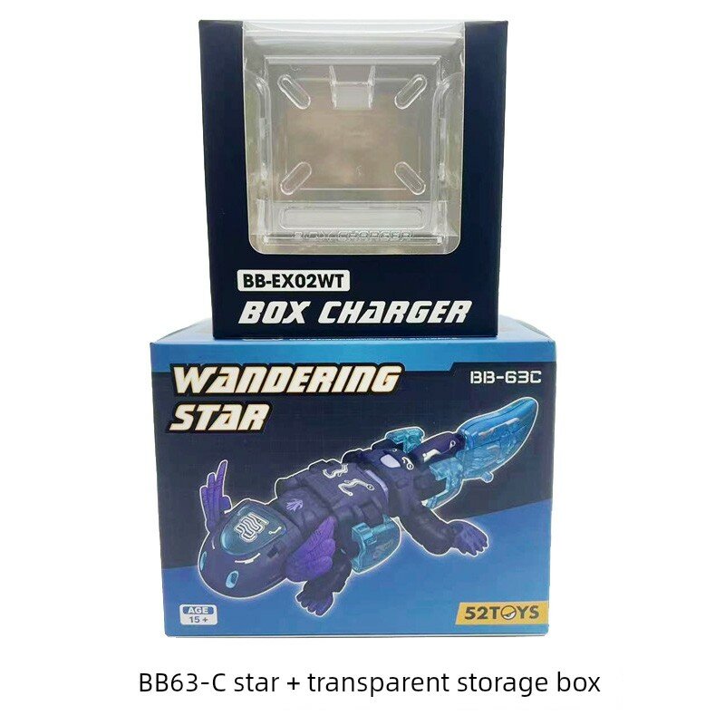 52TOYS Mammal Box Hexagon Dinosaur BB63-C Stellar Transformer Action Figure with Storage Box