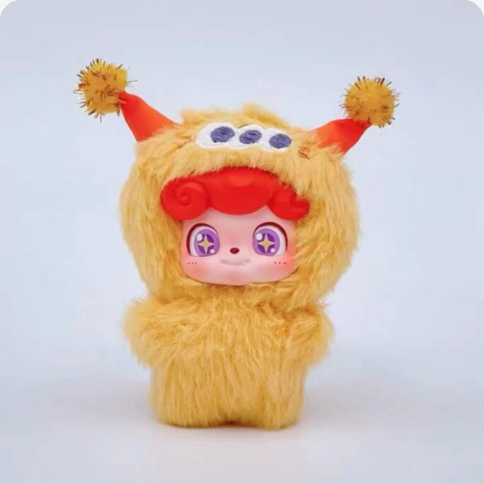 JOTOYS Q-Bao Electro Club MINI Плюшевый Брелок Слепой Бокс - Волна Фокуса, Нераспечатанный Одиночный Экземпляр,