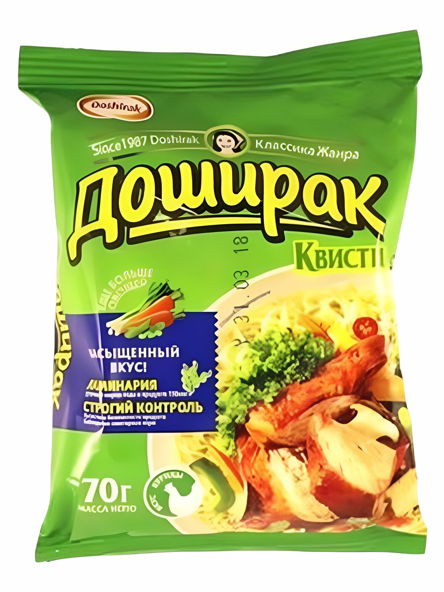 Лапша "Доширак Квисти" с курицей, 70 г