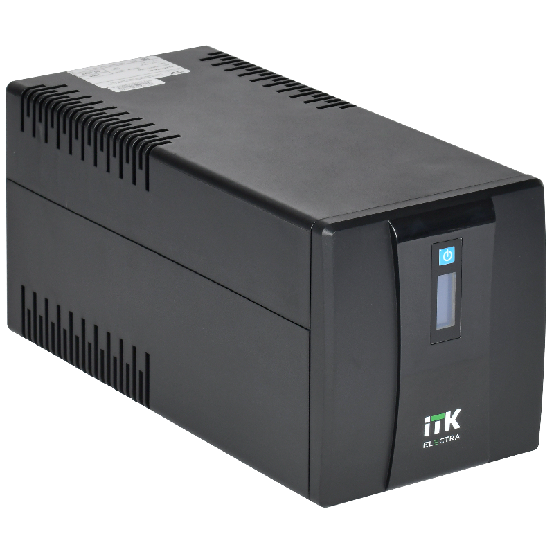 ИБП ITK ELECTRA ET 1, 1500 ВА, 900 Вт, Line-Interactive, 4 розетки, Schuko EET-1500VA-1-002-S