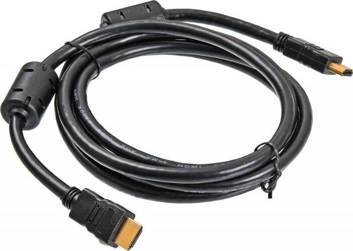 Кабель аудио-видео Buro (HDMI-19M/19M-3M-MG) HDMI 1.4 HDMI (m) прямой/HDMI (m) прямой 3м. феррит.кольца черный