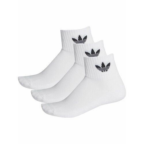 фото Носки adidas осень-зима 2023, размер m, белый