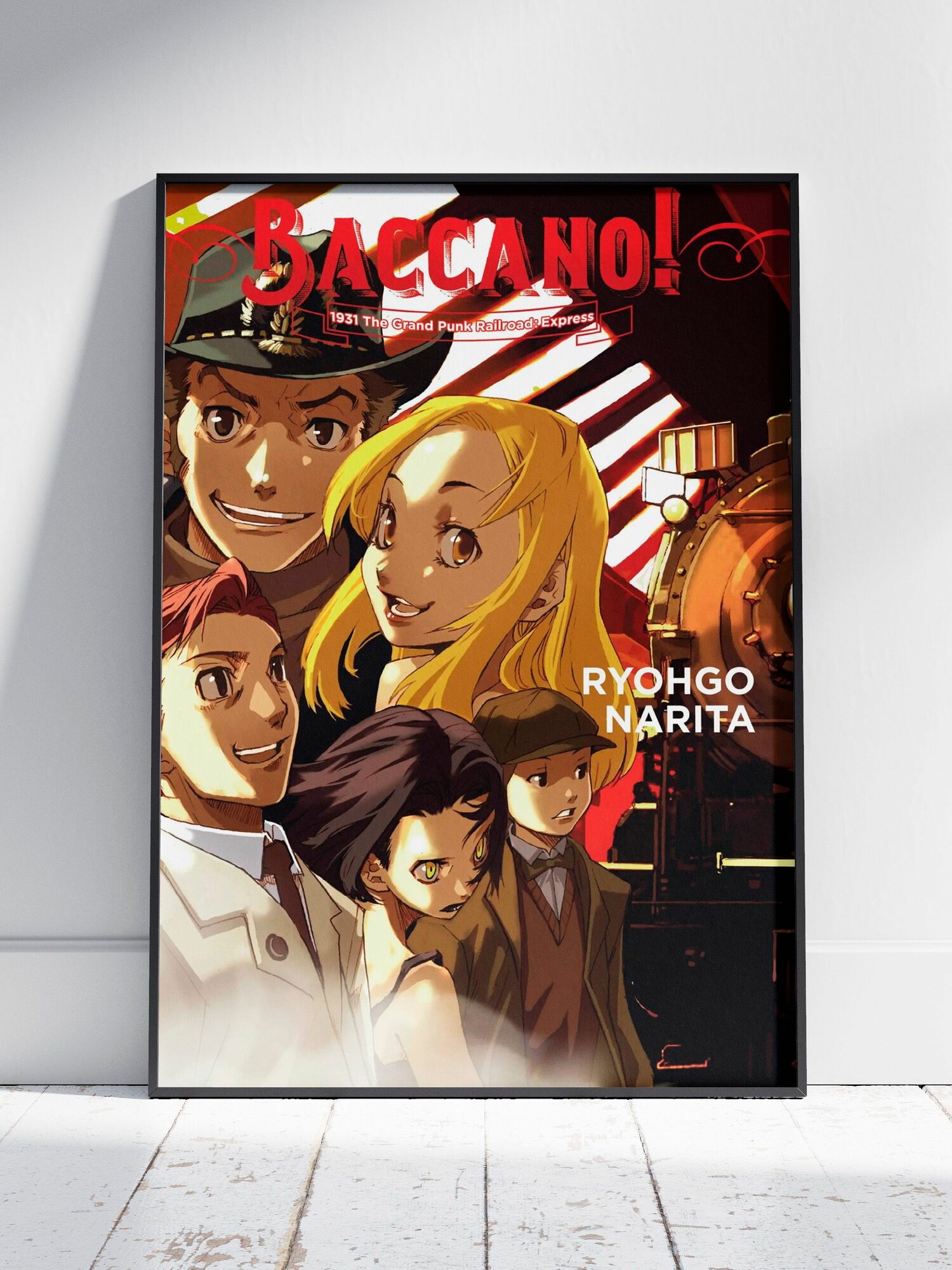 Плакат на стену для интерьера Шумиха (Baccano 5) - Постер по аниме и манге формата A4 (21x30 см)