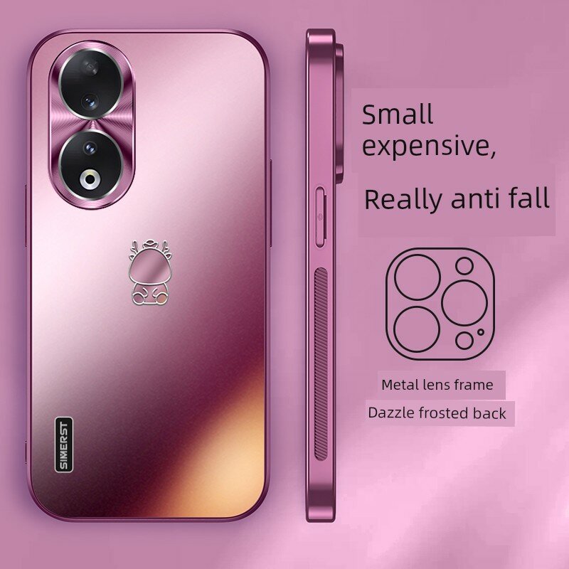 Защитный чехол для Honor 90 GT цвет малиновый, матовая поверхность, тонкий дизайн, совместимость с Honor 90 GT