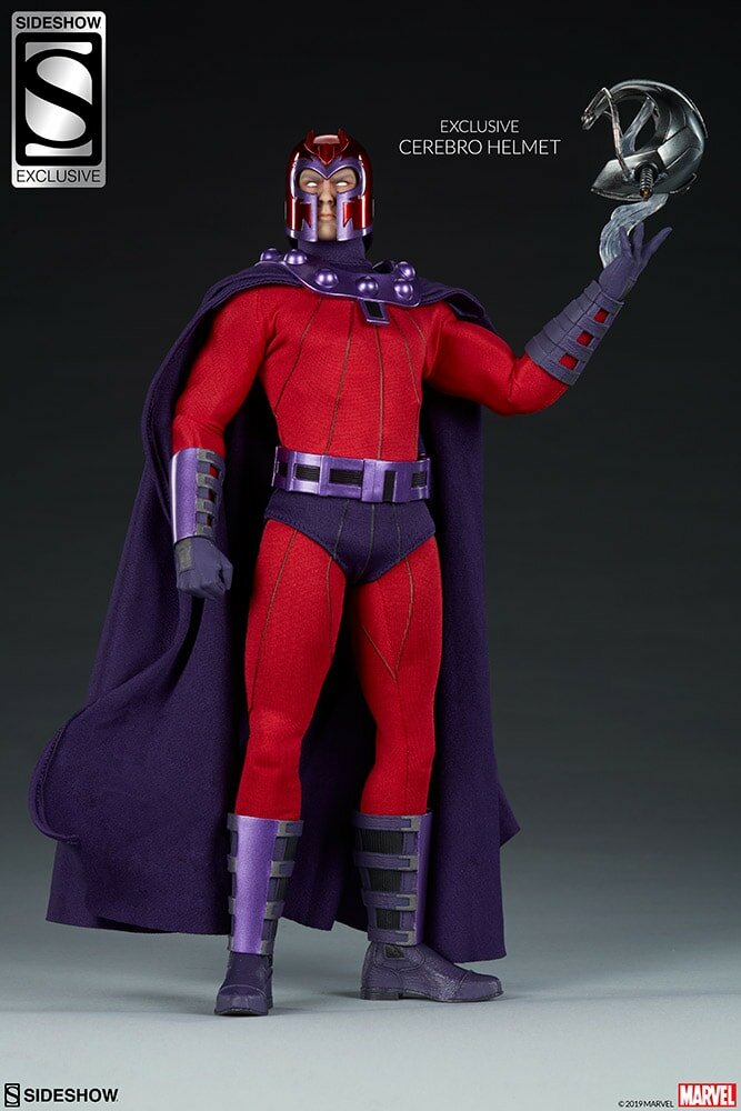 Коллекционная модель Sideshow "Magneto Sixth Scale", эксклюзивная, 2 портрета